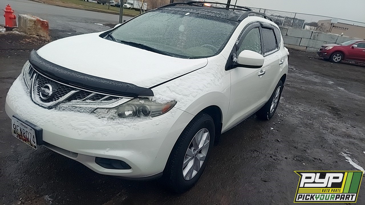 2012 NISSAN MURANO partes disponibles