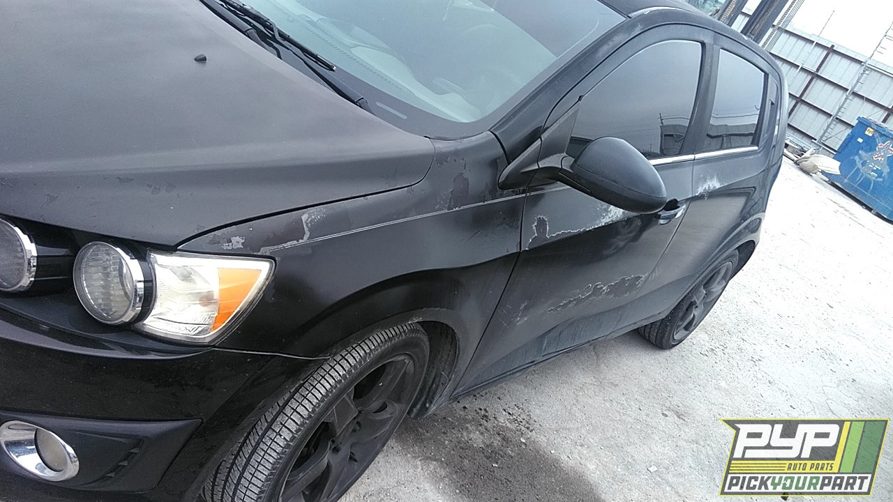 2012 CHEVROLET SONIC partes disponibles