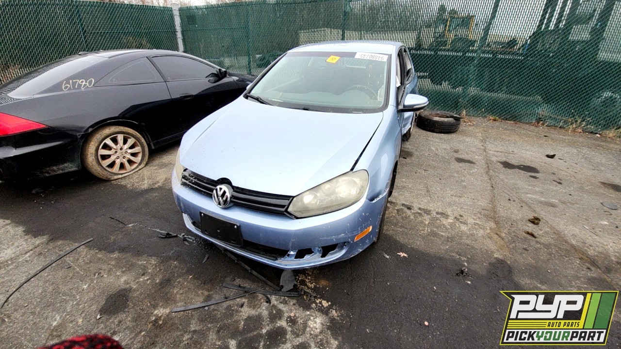 2010 VOLKSWAGEN GOLF partes disponibles