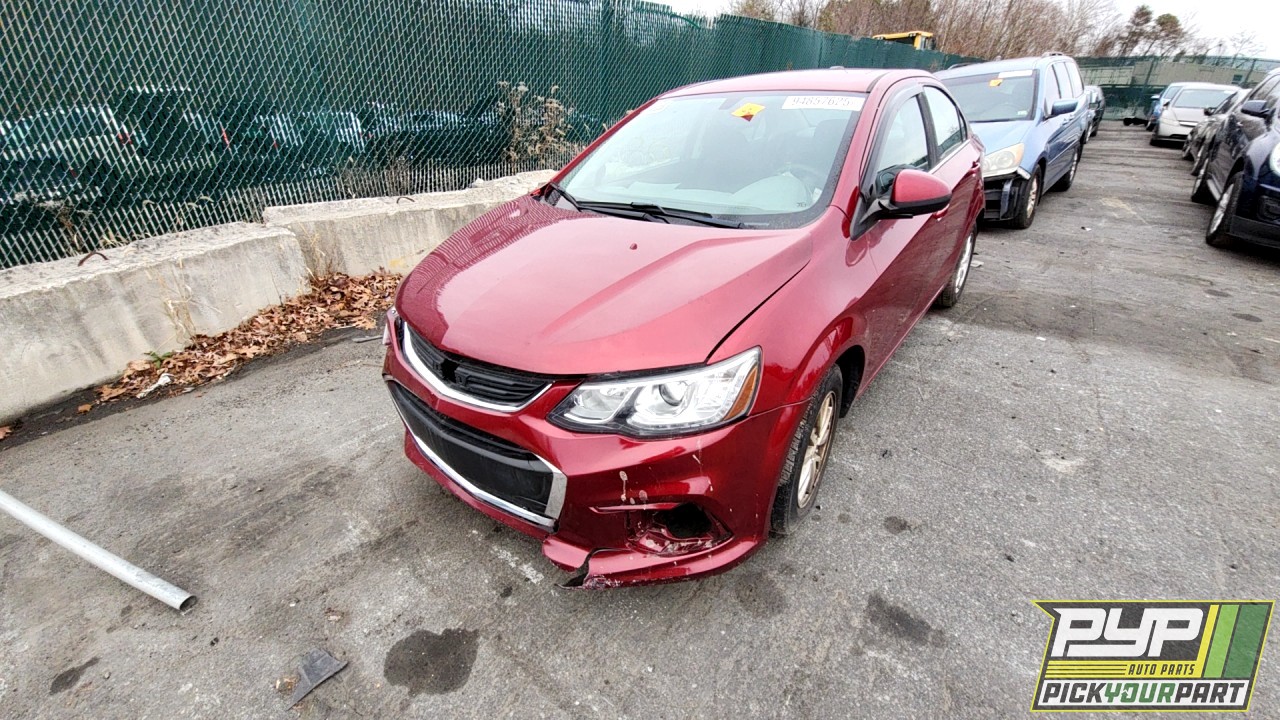 2018 CHEVROLET SONIC partes disponibles