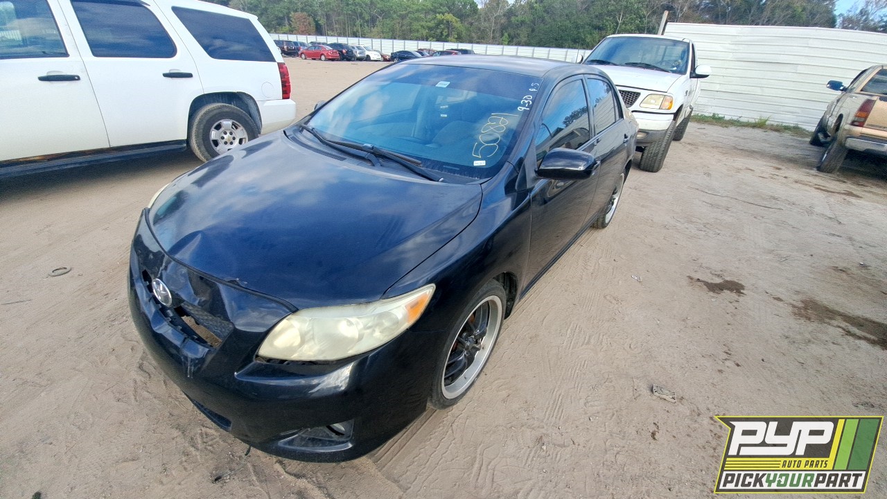 2009 TOYOTA COROLLA partes disponibles