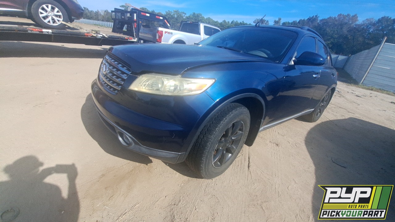 2005 INFINITI FX35 partes disponibles