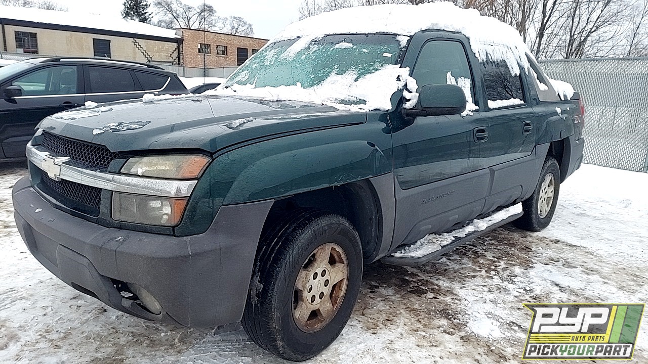 2003 CHEVROLET AVALANCHE 1500 partes disponibles
