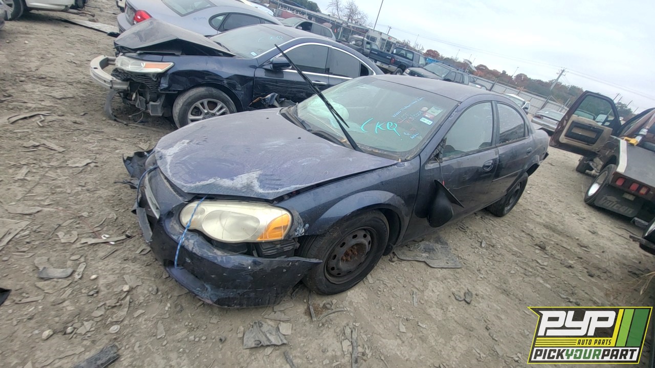 2004 CHRYSLER SEBRING partes disponibles