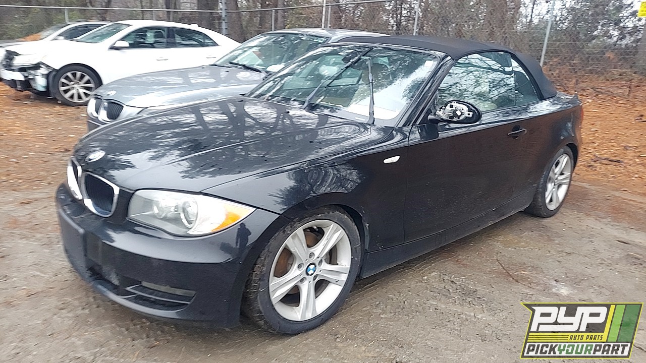 2009 BMW 128I partes disponibles