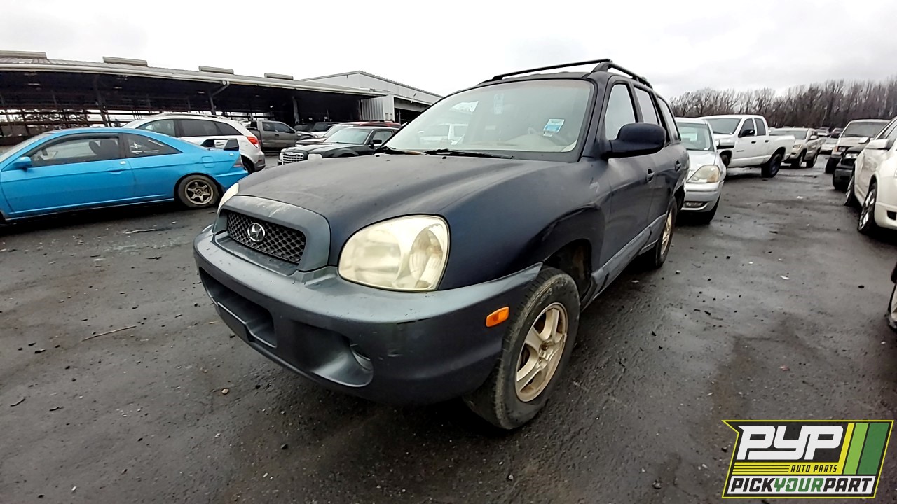 2004 HYUNDAI SANTA FE partes disponibles