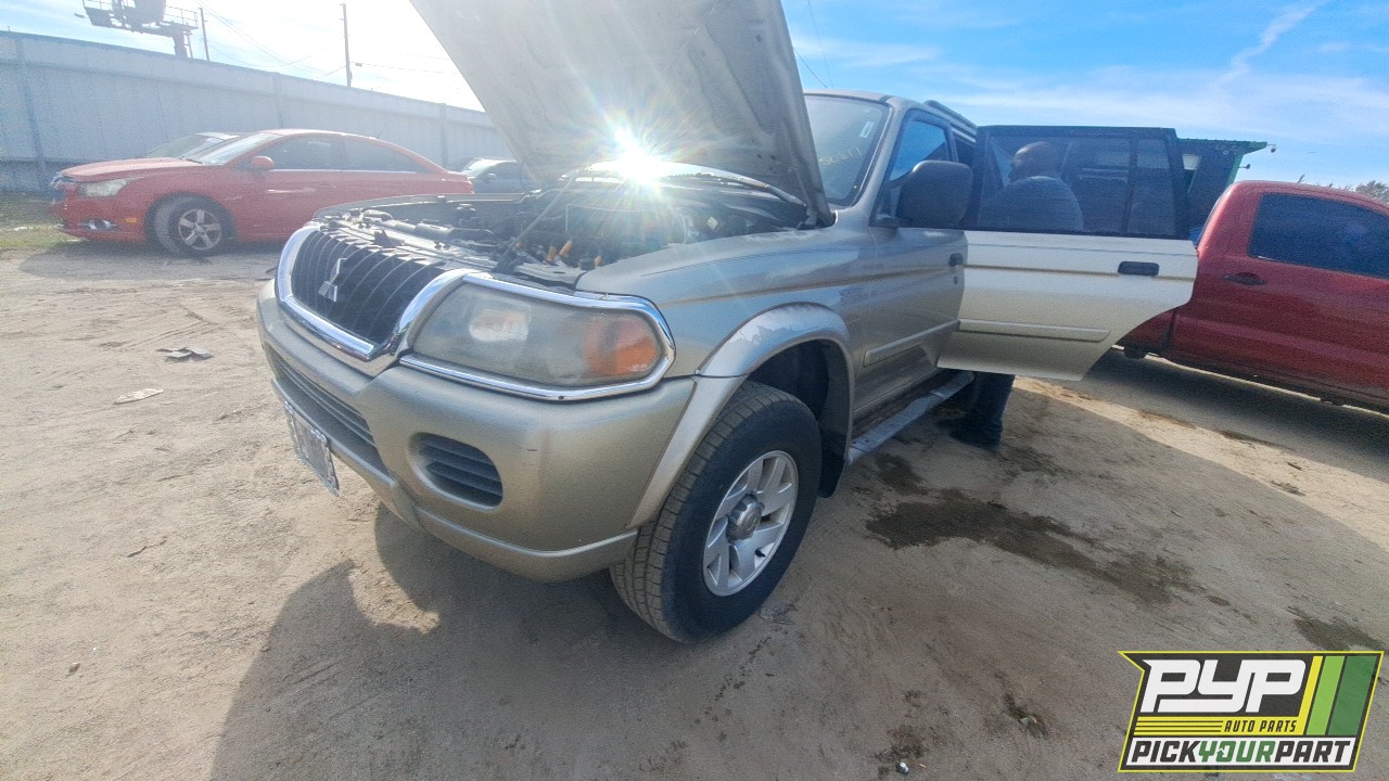 2002 MITSUBISHI MONTERO SPORT partes disponibles