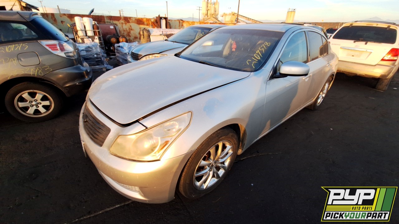 2008 INFINITI G35 available for parts