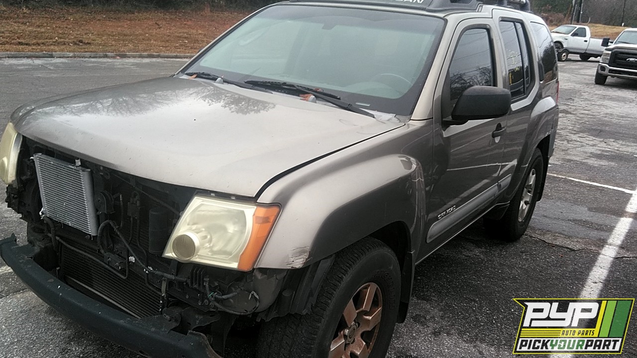 2005 NISSAN XTERRA partes disponibles