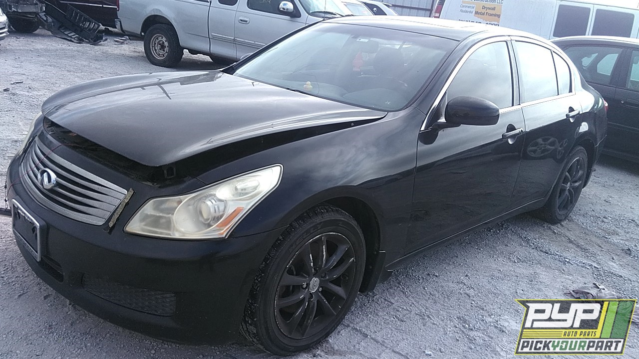 2008 INFINITI G35 partes disponibles