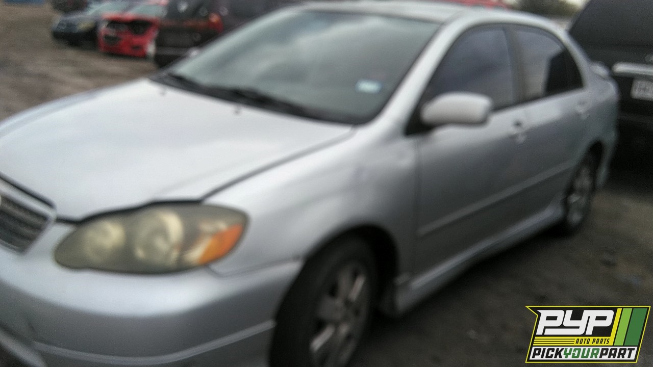 2007 TOYOTA COROLLA partes disponibles