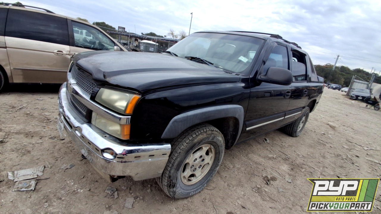 2004 CHEVROLET AVALANCHE 1500 partes disponibles