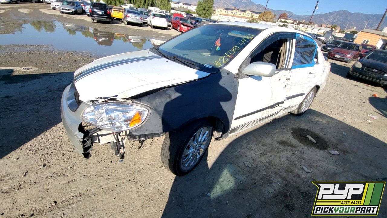 2007 TOYOTA COROLLA available for parts