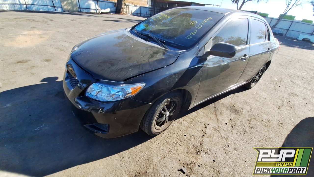 2009 TOYOTA COROLLA partes disponibles