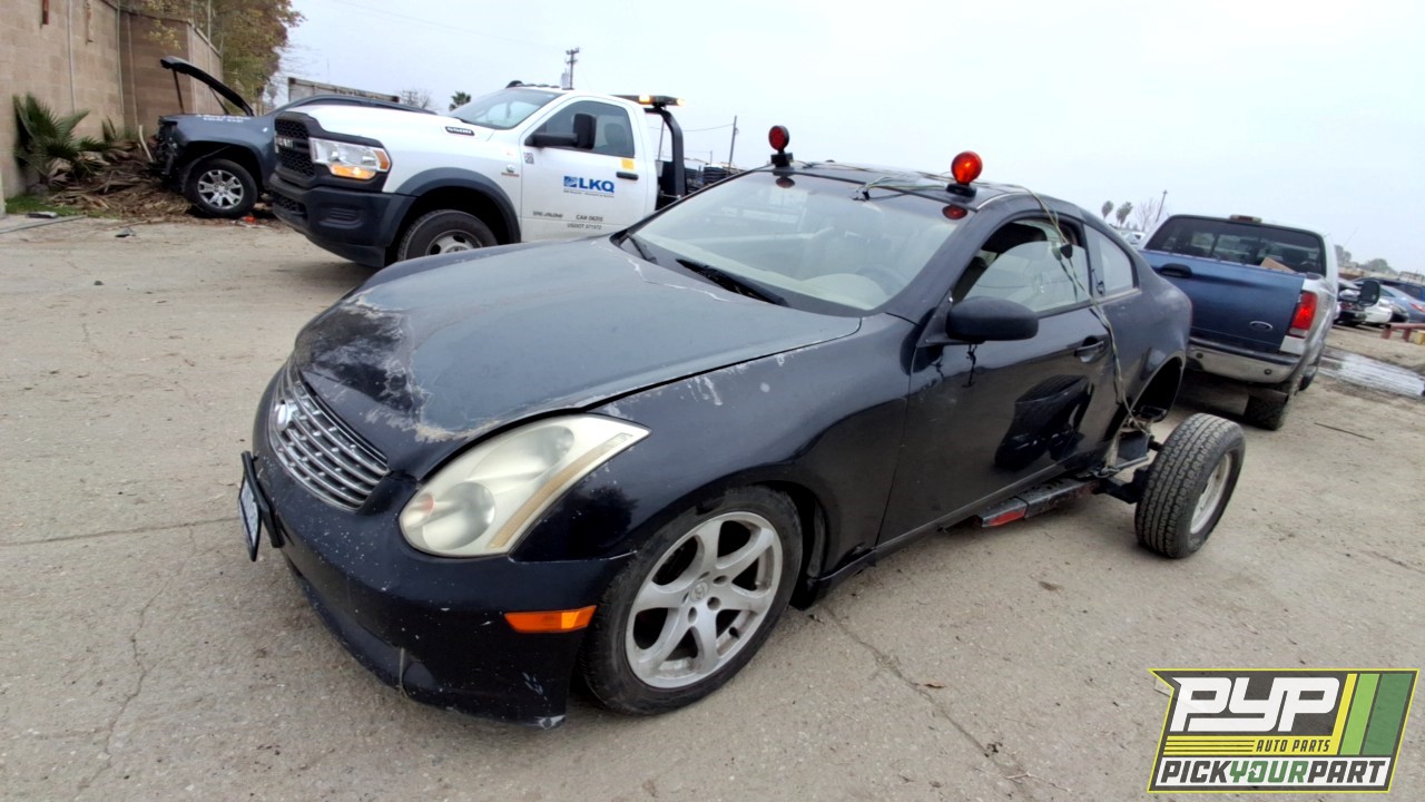 2004 INFINITI G35 partes disponibles
