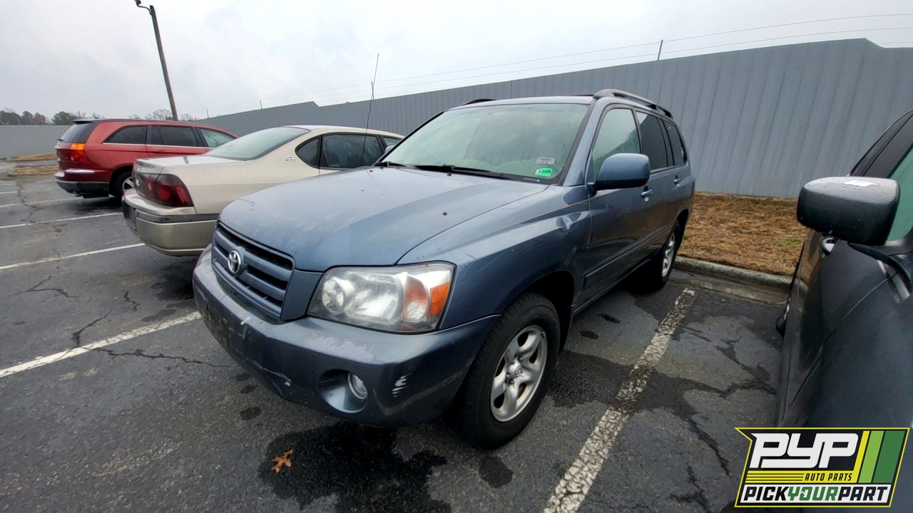 2005 TOYOTA HIGHLANDER partes disponibles