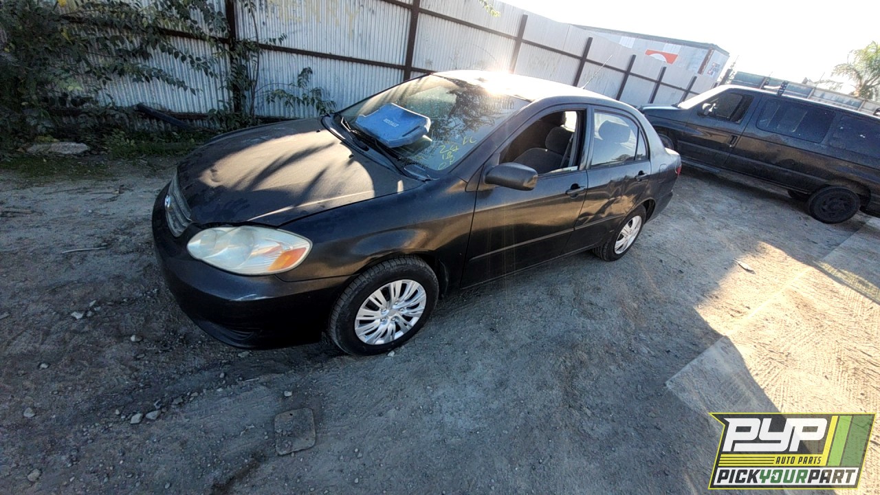 2003 TOYOTA COROLLA partes disponibles