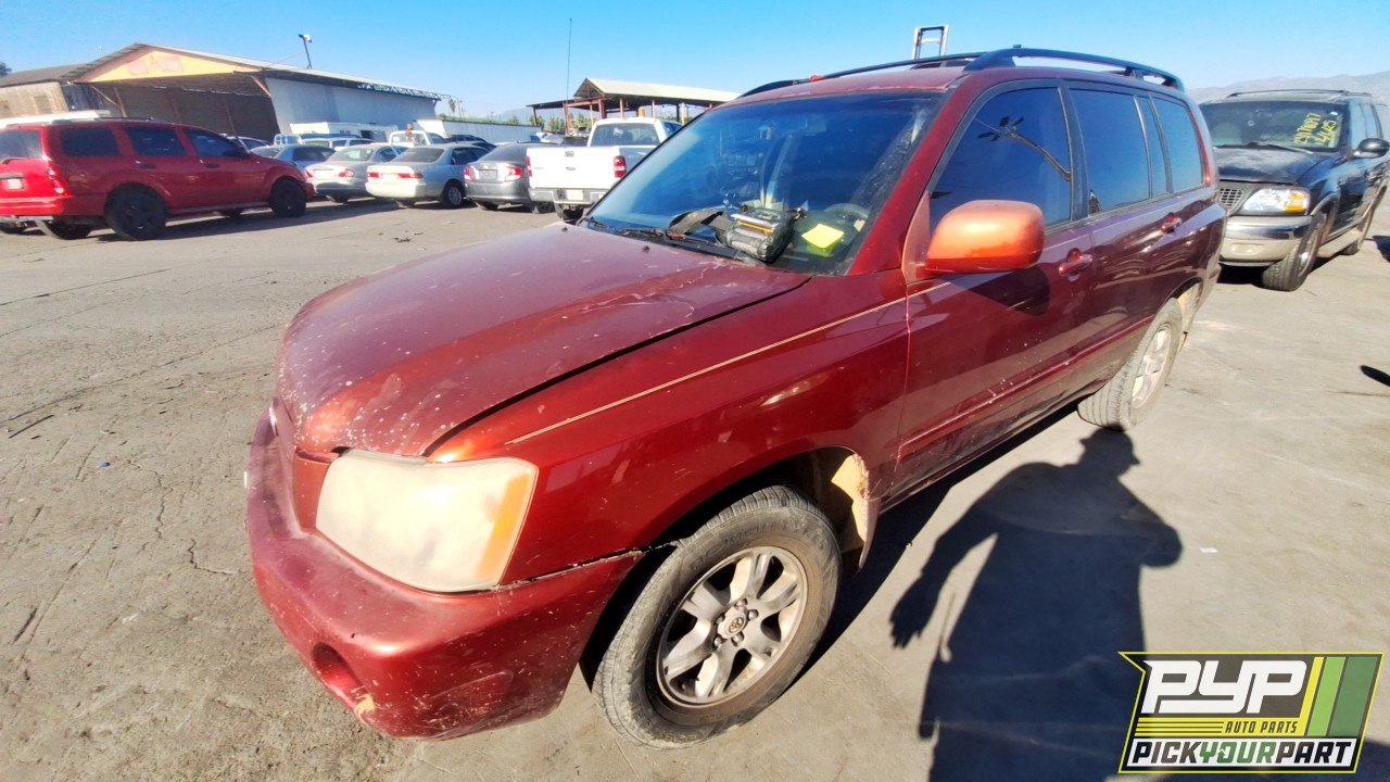 2001 TOYOTA HIGHLANDER partes disponibles