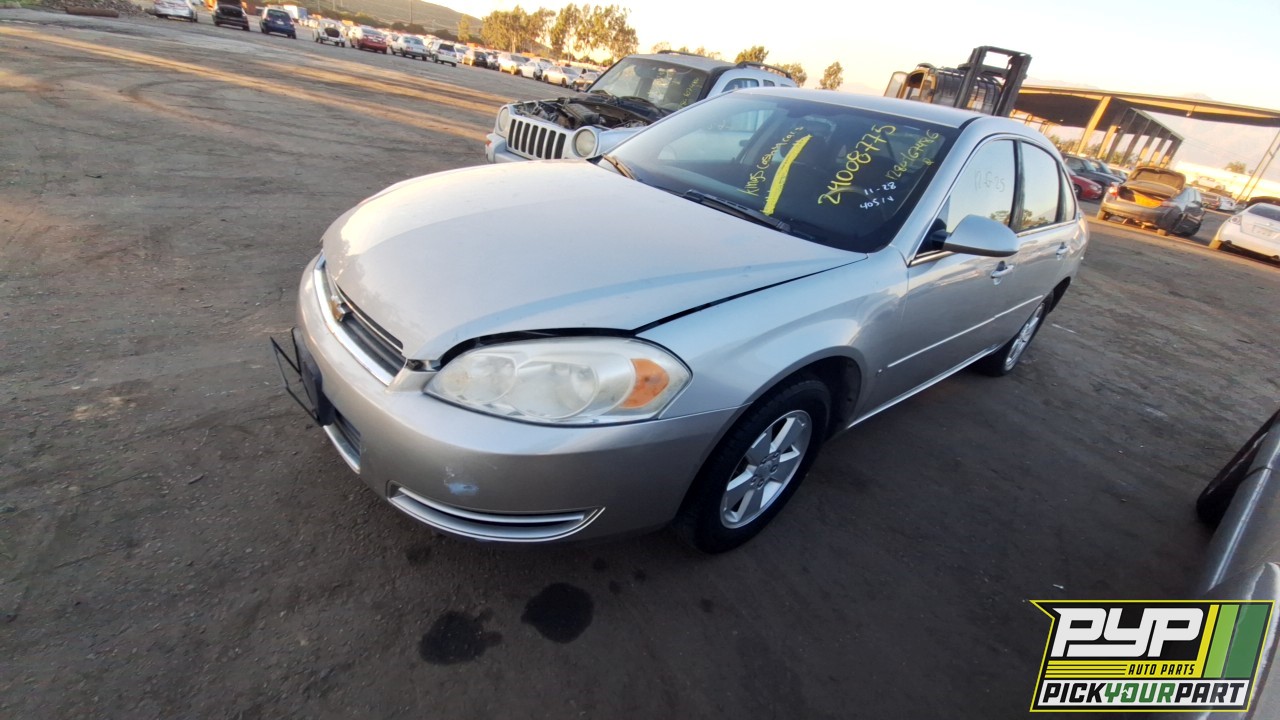 2007 CHEVROLET IMPALA partes disponibles