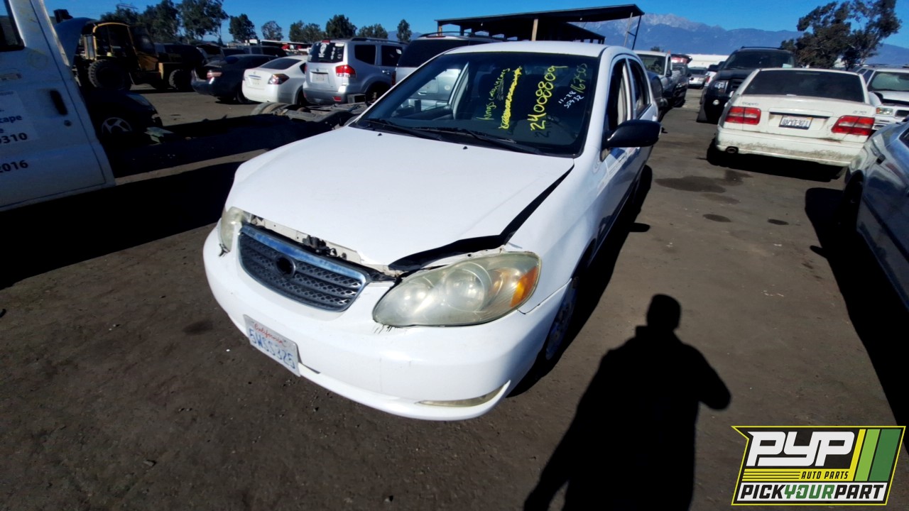 2005 TOYOTA COROLLA partes disponibles