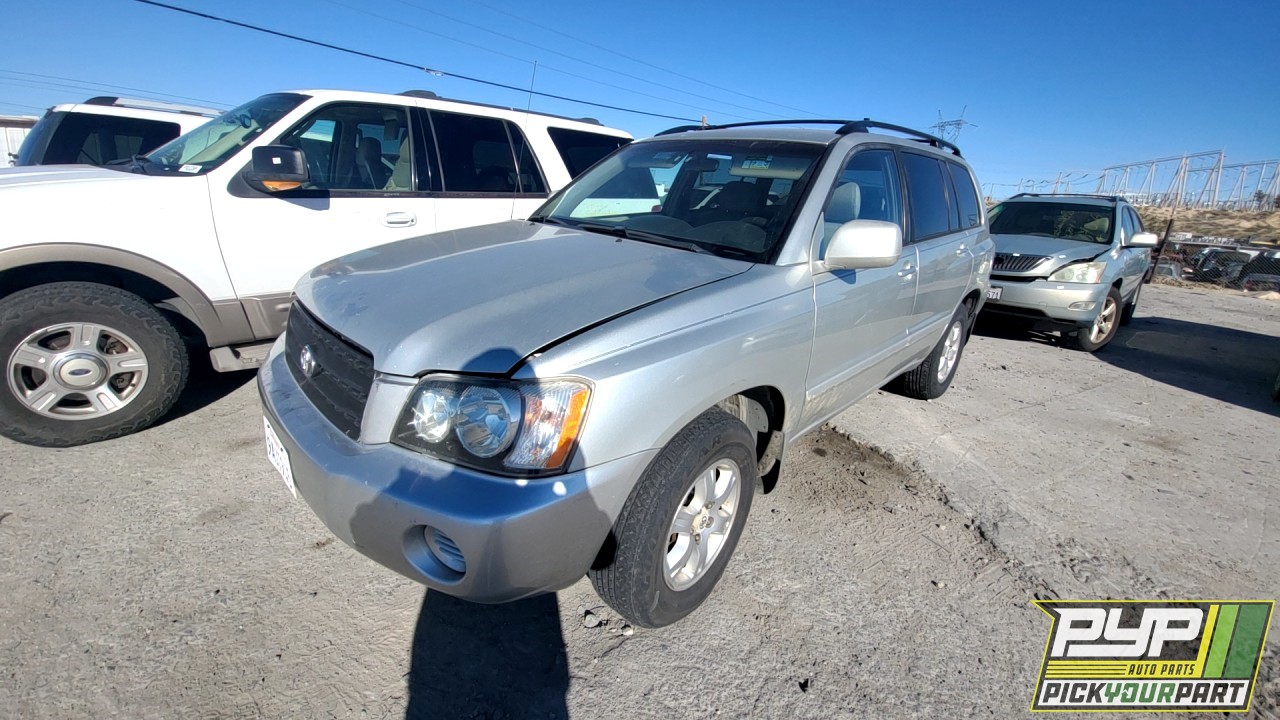 2003 TOYOTA HIGHLANDER available for parts