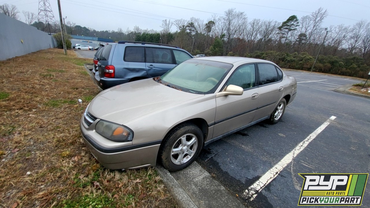 2002 CHEVROLET IMPALA available for parts