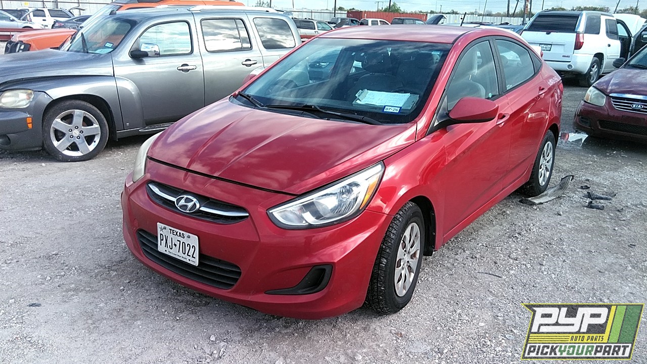 2016 HYUNDAI ACCENT available for parts