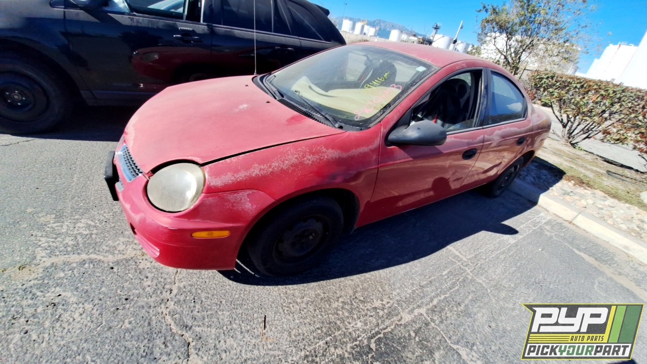 2004 DODGE NEON partes disponibles