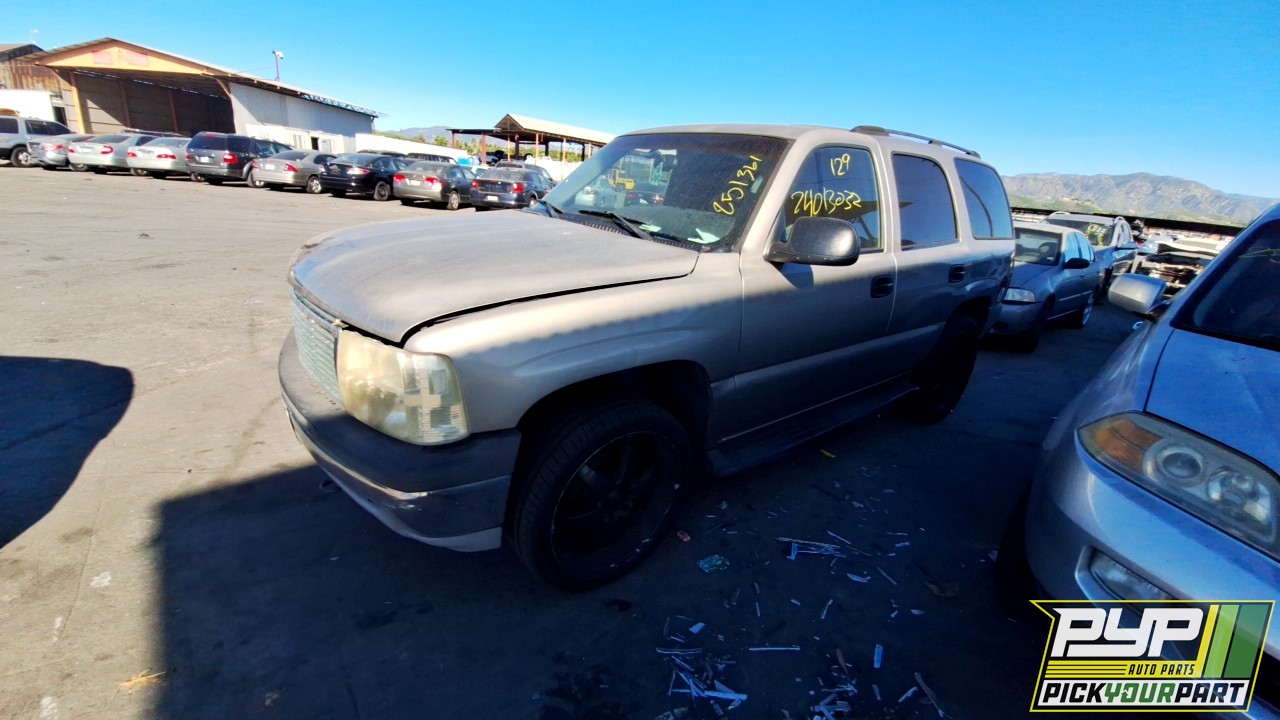 2003 CHEVROLET TAHOE partes disponibles