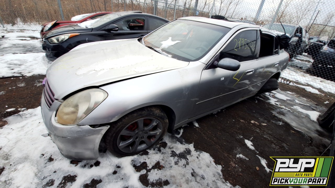 2005 INFINITI G35 available for parts