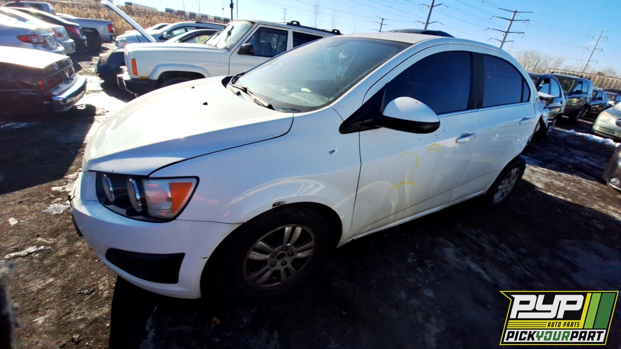 2012 CHEVROLET SONIC partes disponibles