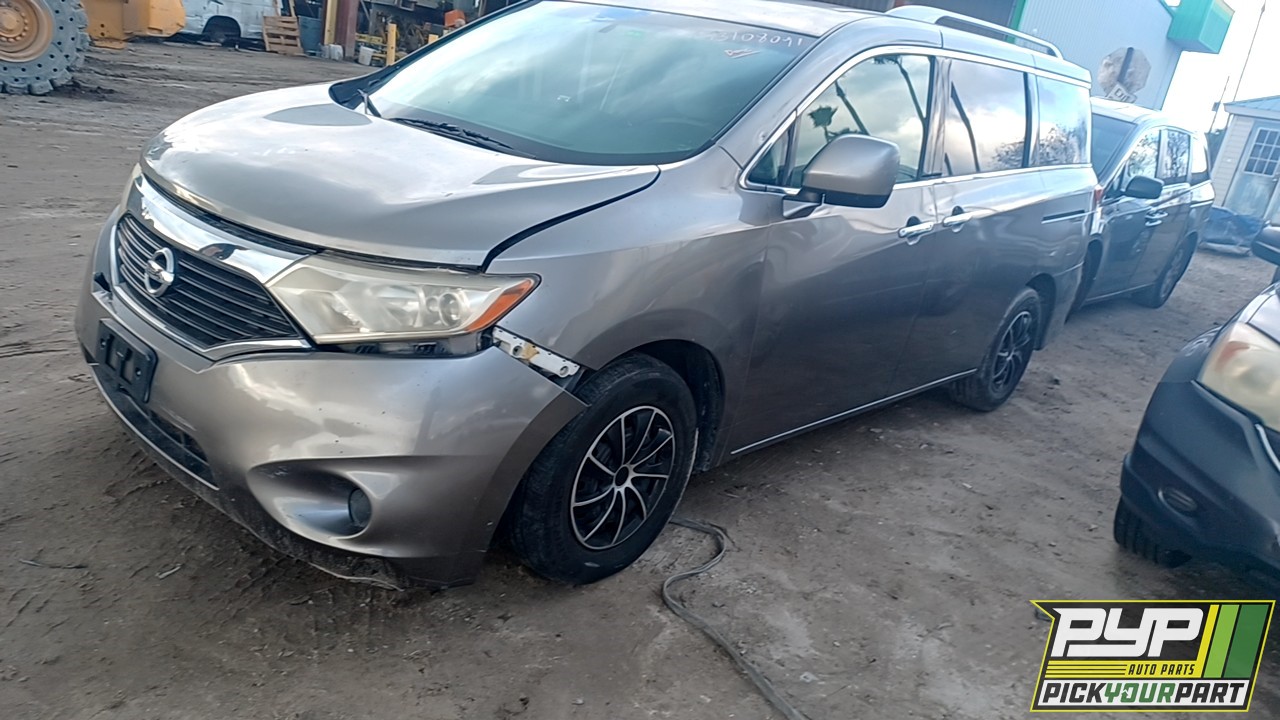 2012 NISSAN QUEST partes disponibles