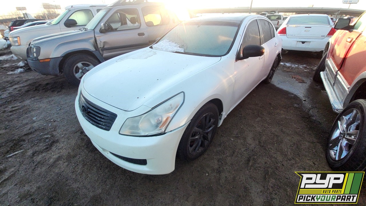 2007 INFINITI G35 partes disponibles