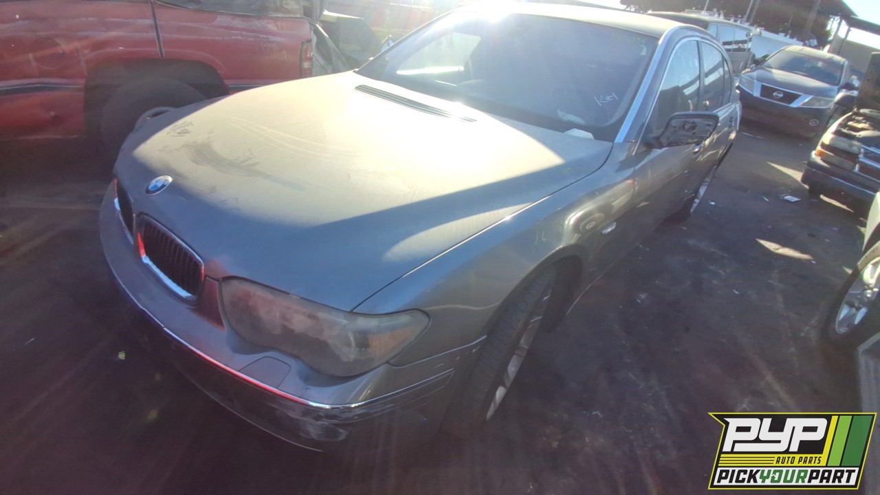 2004 BMW 745LI partes disponibles