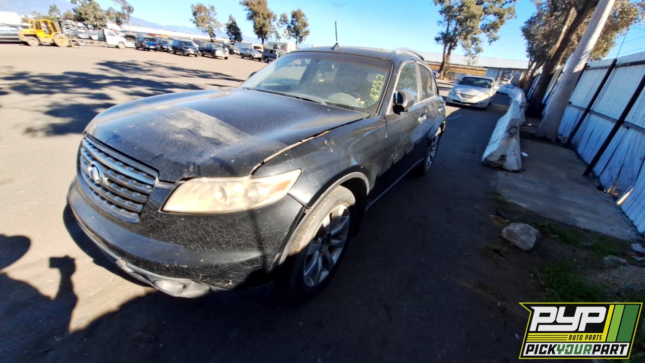 2005 INFINITI FX35 partes disponibles
