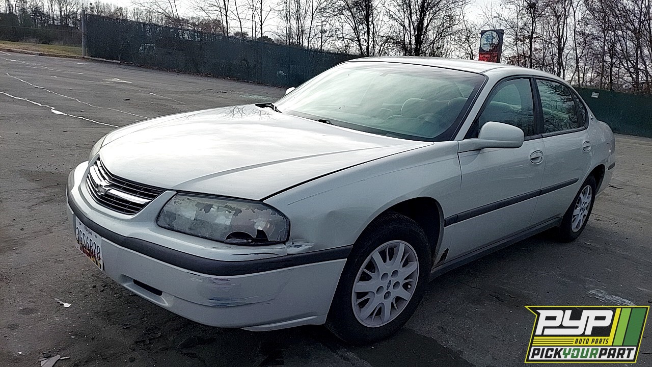 2003 CHEVROLET IMPALA available for parts