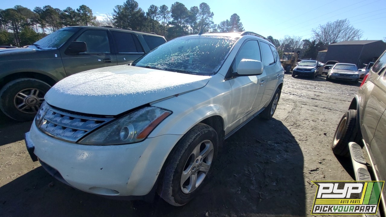 2004 NISSAN MURANO partes disponibles