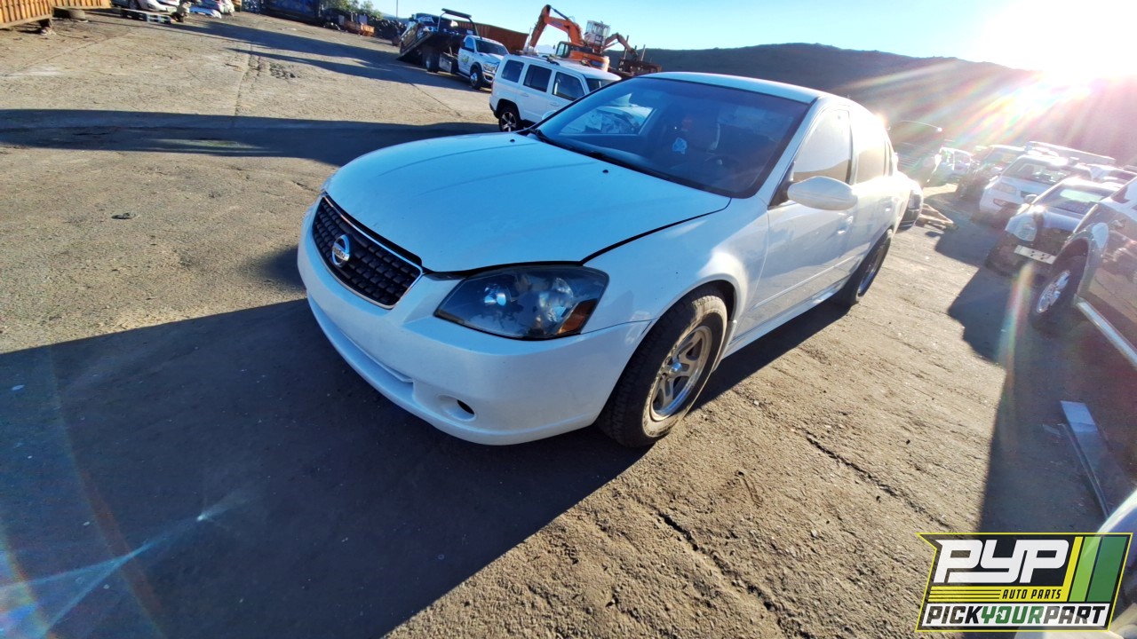 2006 NISSAN ALTIMA partes disponibles