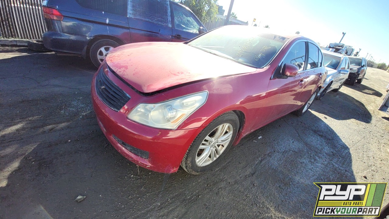 2007 INFINITI G35 partes disponibles