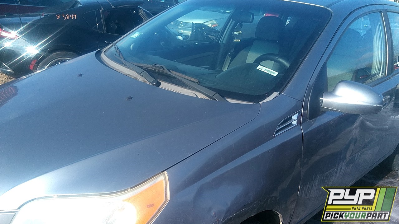 2010 CHEVROLET AVEO5 partes disponibles