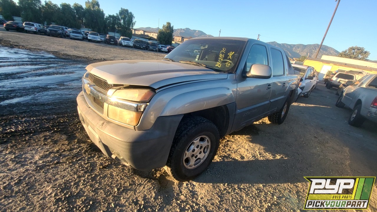 2003 CHEVROLET AVALANCHE 1500 partes disponibles