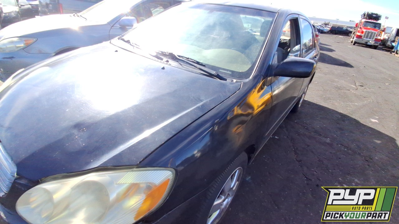 2004 TOYOTA COROLLA partes disponibles