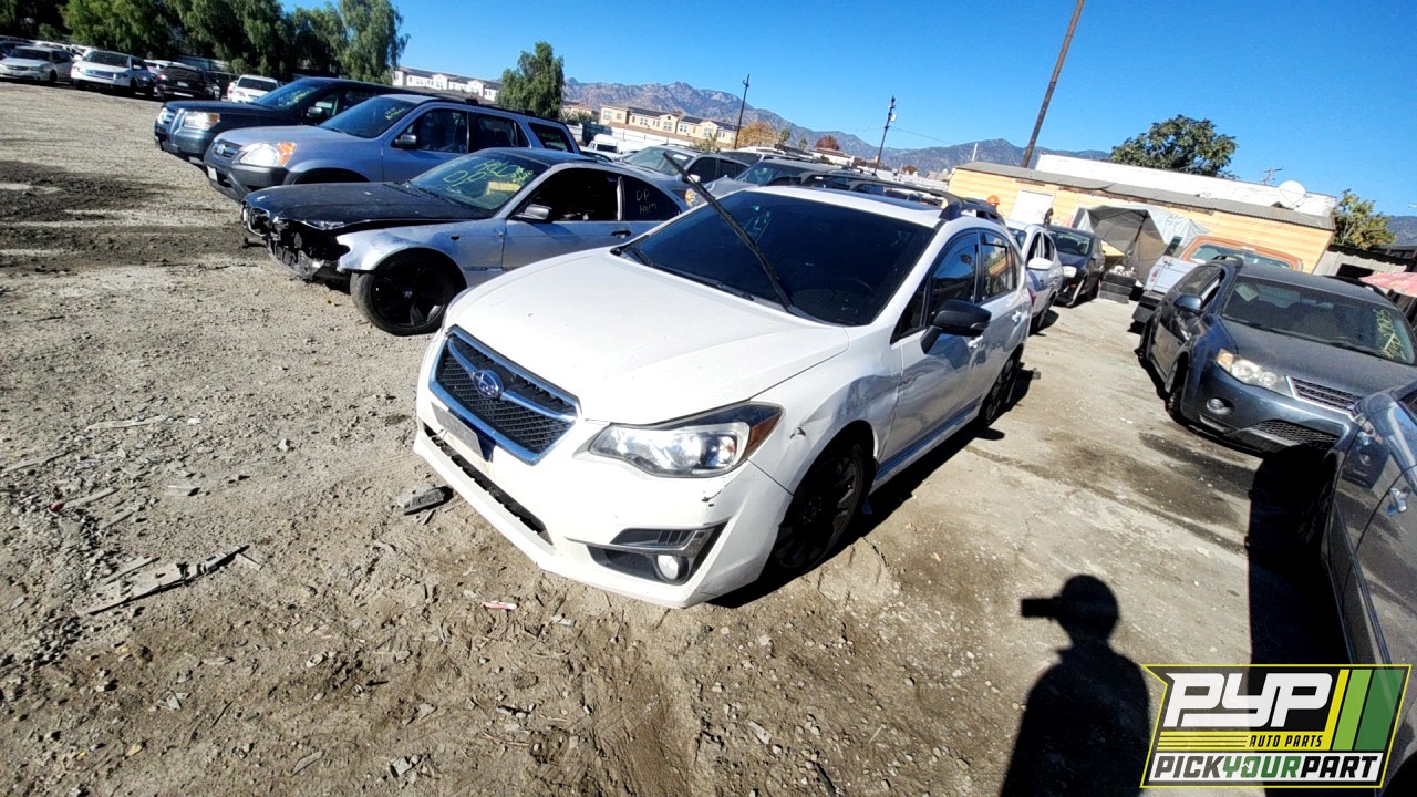 2016 SUBARU IMPREZA partes disponibles