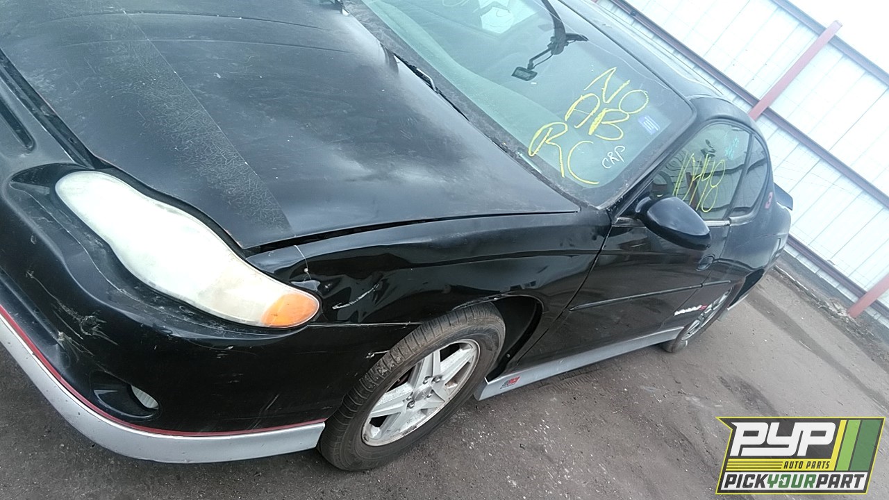 2002 CHEVROLET MONTE CARLO available for parts