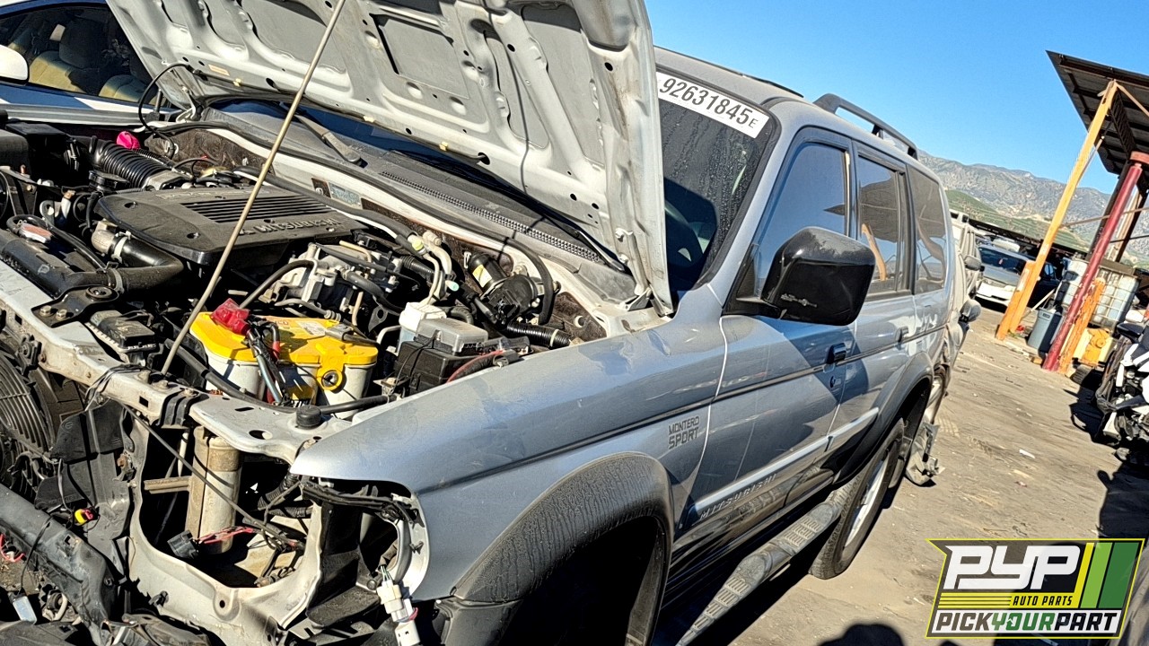 2002 MITSUBISHI MONTERO SPORT available for parts