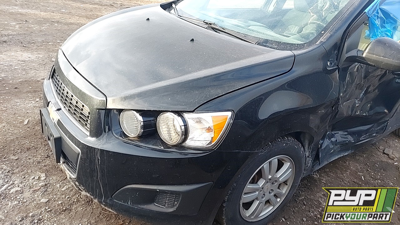 2012 CHEVROLET SONIC partes disponibles