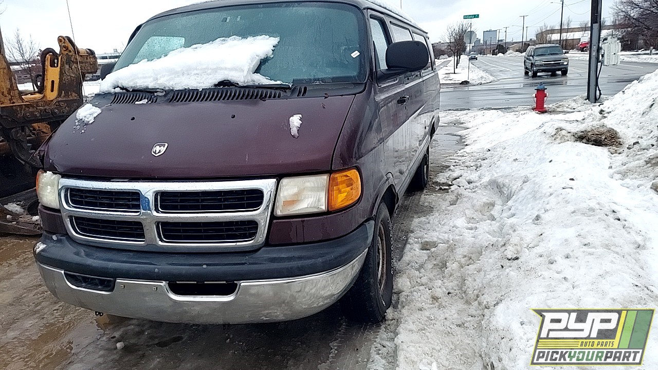 2000 DODGE RAM 3500 VAN available for parts