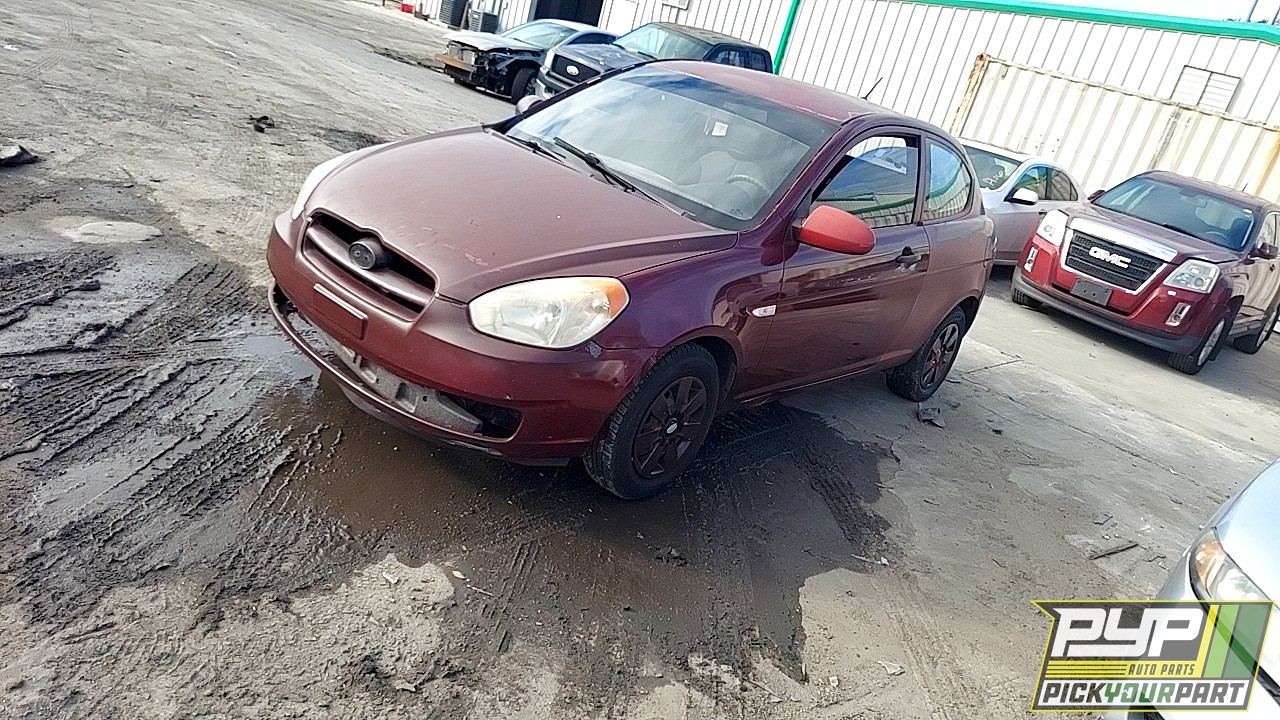 2007 HYUNDAI ACCENT partes disponibles