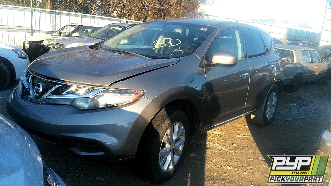 2012 NISSAN MURANO partes disponibles