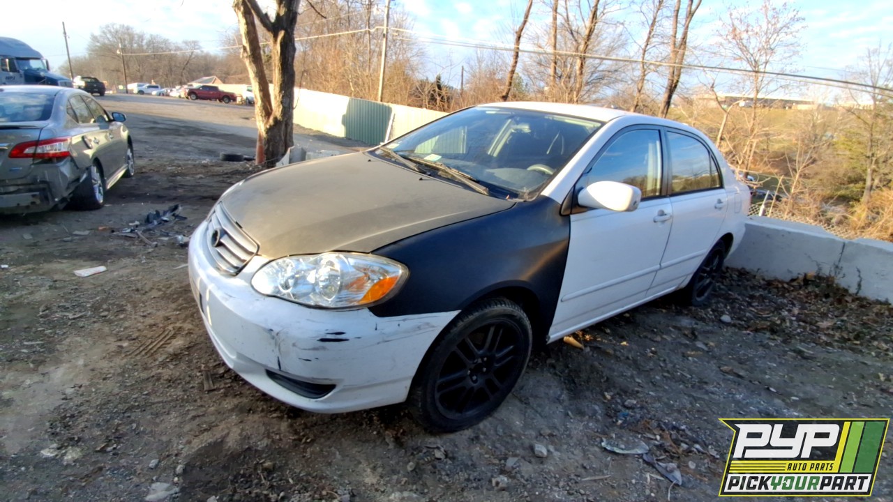 2003 TOYOTA COROLLA partes disponibles